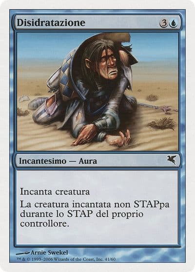 Dehydration Italian Disidratazione Magic Encyclopedia 2005 (Salvat/Hachette) Magic card