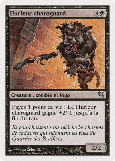 Carrion Howler French Hurleur charognard Magic Encyclopedia 2005 (Salvat/Hachette) Magic card
