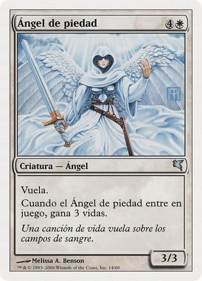 Angel of Mercy Spanish Angel de piedad Magic Encyclopedia 2005 (Salvat/Hachette) Magic card