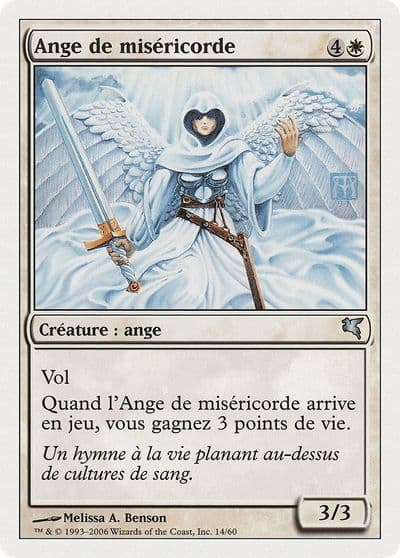 Angel of Mercy French Ange de Misericorde Magic Encyclopedia 2005 (Salvat/Hachette) Magic card