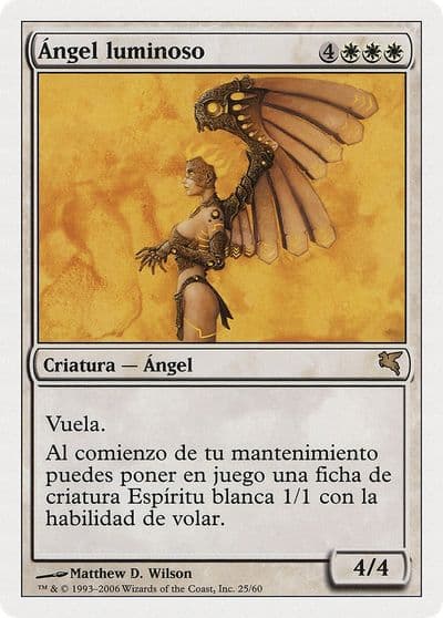 Luminous Angel Spanish Angel luminoso Magic Encyclopedia 2005 (Salvat/Hachette) Magic card
