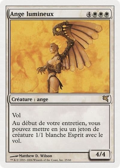 Luminous Angel French Ange lumineux Magic Encyclopedia 2005 (Salvat/Hachette) Magic card
