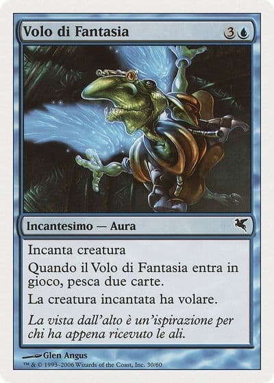 Flight of Fancy Italian Volo di Fantasia Magic Encyclopedia 2005 (Salvat/Hachette) Magic card