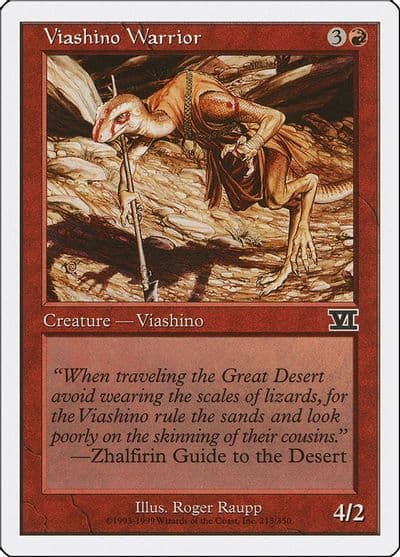 Viashino Warrior Classic Sixth Edition Magic card