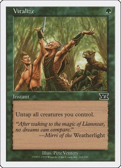 Vitalize Classic Sixth Edition Magic card