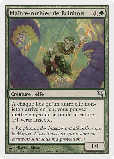 Wirewood Hivemaster French Maitre ruchier de Brinbois Magic Encyclopedia 2005 (Salvat/Hachette) Magic card