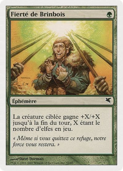 Wirewood Pride French Fierte de Brinbois Magic Encyclopedia 2005 (Salvat/Hachette) Magic card