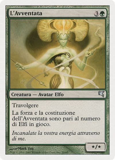 Heedless One Italian LAvventata Magic Encyclopedia 2005 (Salvat/Hachette) Magic card