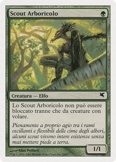 Treetop Scout Italian Scout Arboricolo Magic Encyclopedia 2005 (Salvat/Hachette) Magic card