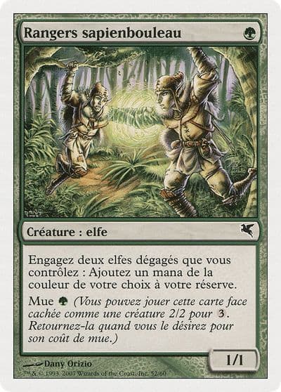 Birchlore Rangers French Rangers sapienbouleau B52 Magic Encyclopedia 2005 (Salvat/Hachette) Magic card