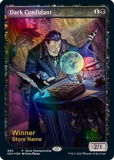 Dark Confidant Winner Game Day & Store Championship Promos Magic card