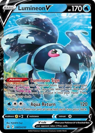 Lumineon V - SWSH250 SWSH: Sword & Shield Promo Cards Pokemon card