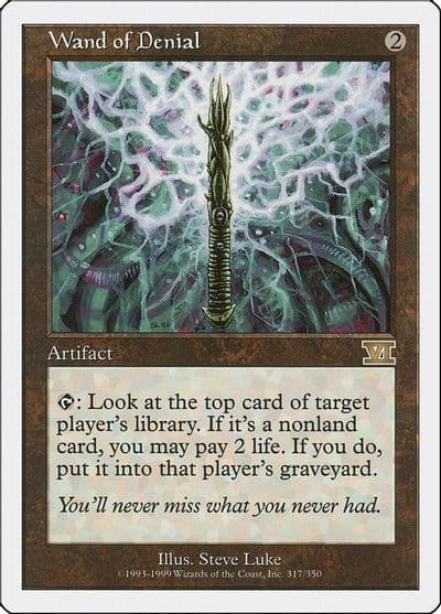 Wand of Denial Classic Sixth Edition Magic card