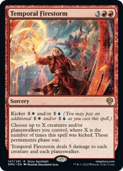 Temporal Firestorm Dominaria United Magic card