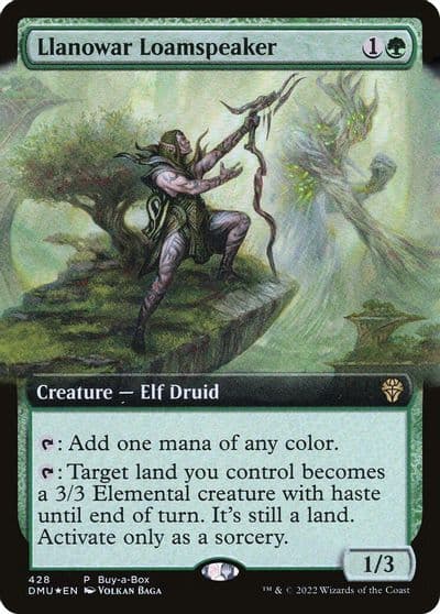 Llanowar Loamspeaker Buy-A-Box Promos Magic card