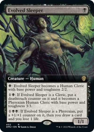 Evolved Sleeper Extended Art Dominaria United Magic card