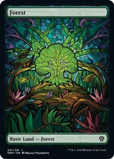 Forest Showcase Dominaria United Magic card