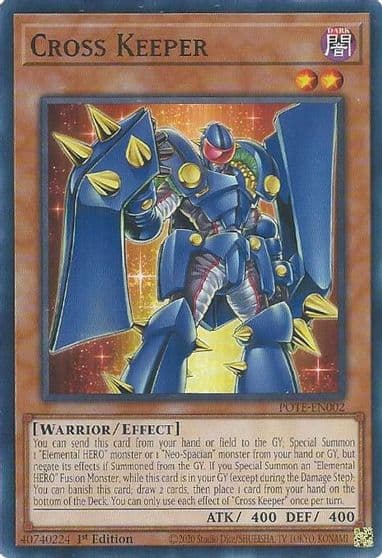 Cross Keeper Power of the Elements Yu-Gi-Oh! card