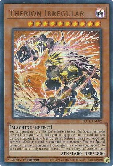 Therion Irregular Power of the Elements Yu-Gi-Oh! card