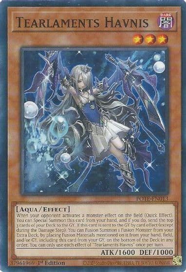 Tearlaments Havnis Power of the Elements Yu-Gi-Oh! card
