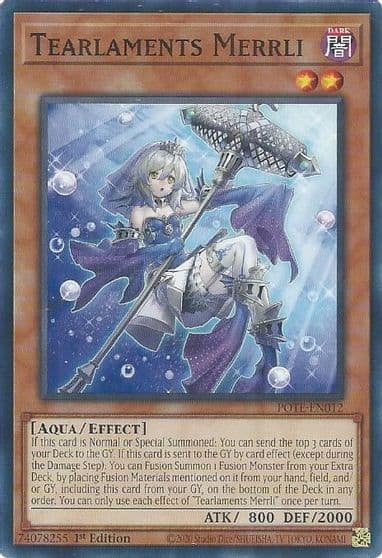 Tearlaments Merrli Power of the Elements Yu-Gi-Oh! card