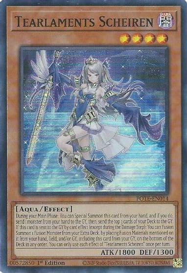 Tearlaments Scheiren Power of the Elements Yu-Gi-Oh! card