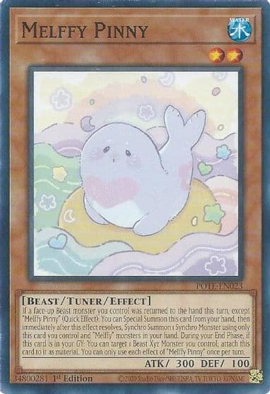 Melffy Pinny Power of the Elements Yu-Gi-Oh! card