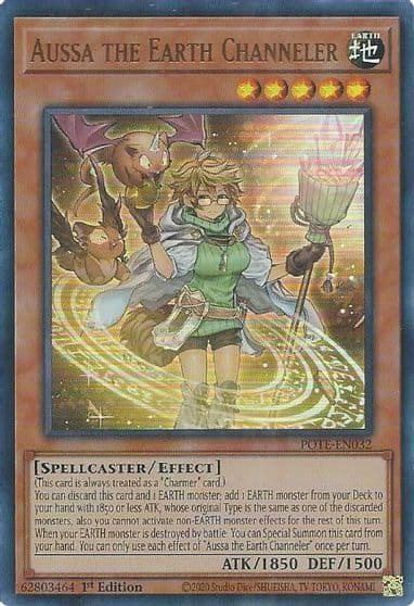 Aussa the Earth Channeler Power of the Elements Yu-Gi-Oh! card