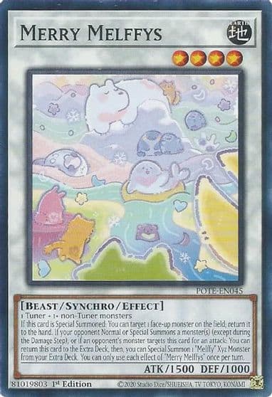 Merry Melffys Power of the Elements Yu-Gi-Oh! card