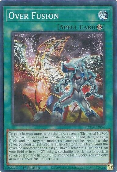 Over Fusion Power of the Elements Yu-Gi-Oh! card