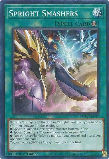 Spright Smashers Power of the Elements Yu-Gi-Oh! card