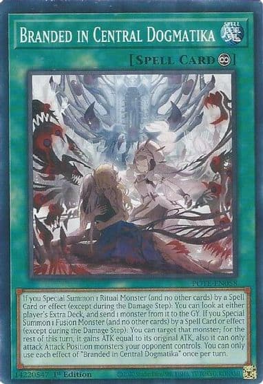 Branded in Central Dogmatika Power of the Elements Yu-Gi-Oh! card