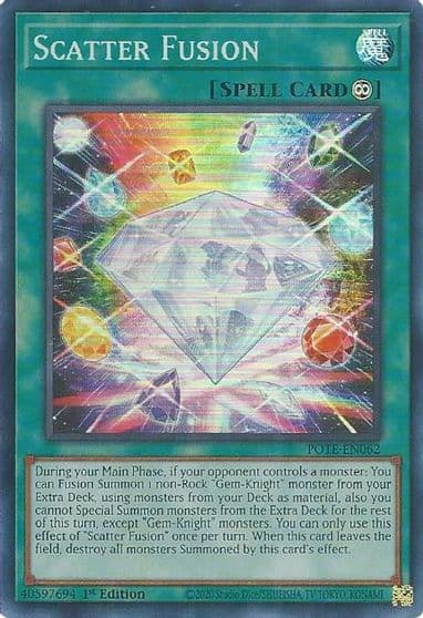Scatter Fusion Power of the Elements Yu-Gi-Oh! card