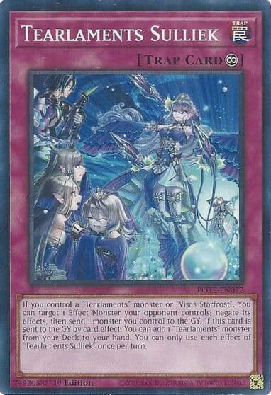 Tearlaments Sulliek Power of the Elements Yu-Gi-Oh! card