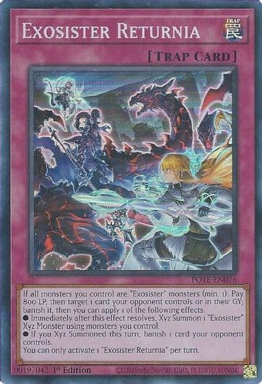 Exosister Returnia Power of the Elements Yu-Gi-Oh! card