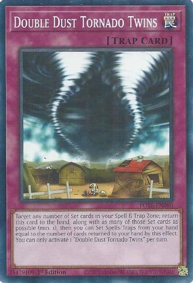 Double Dust Tornado Twins Power of the Elements Yu-Gi-Oh! card