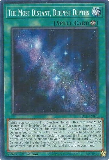 The Most Distant Deepest Depths Power of the Elements Yu-Gi-Oh! card