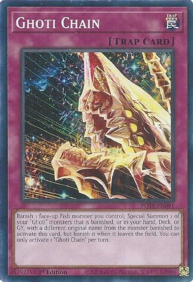 Ghoti Chain Power of the Elements Yu-Gi-Oh! card