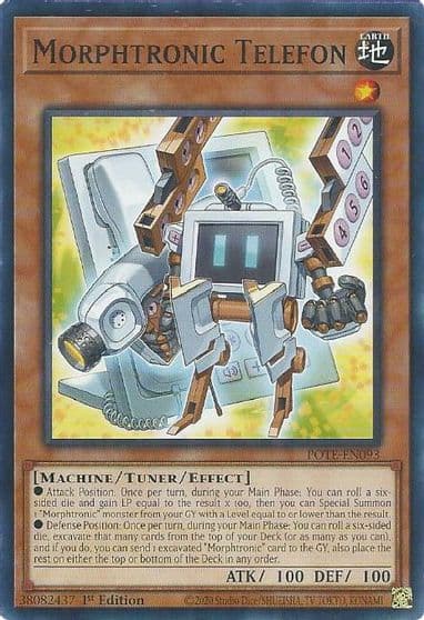 Morphtronic Telefon Power of the Elements Yu-Gi-Oh! card