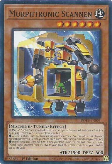Morphtronic Scannen Power of the Elements Yu-Gi-Oh! card