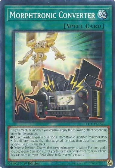 Morphtronic Converter Power of the Elements Yu-Gi-Oh! card