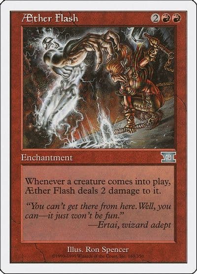 Aether Flash Classic Sixth Edition Magic card