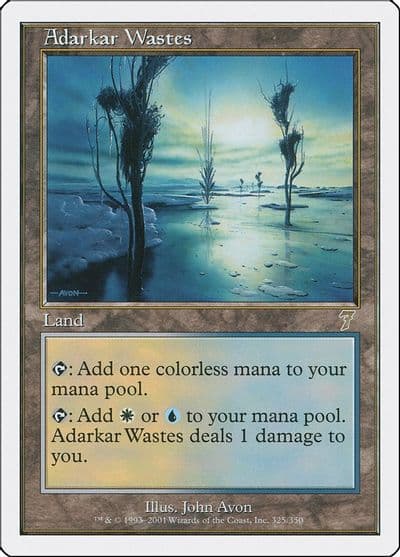 Adarkar Wastes 7th Edition Magic card