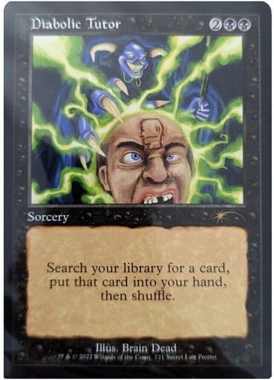 Diabolic Tutor 721 Secret Lair Drop Series Magic card