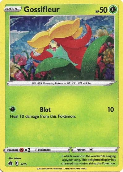 Gossifleur McDonald's Promos 2022 Pokemon card