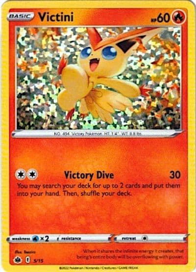 Victini McDonald's Promos 2022 Pokemon card