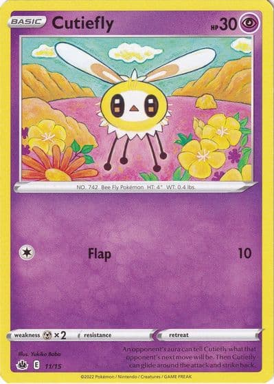 Cutiefly McDonald's Promos 2022 Pokemon card