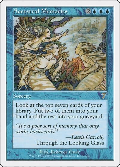 Ancestral Memories 7th Edition Magic card