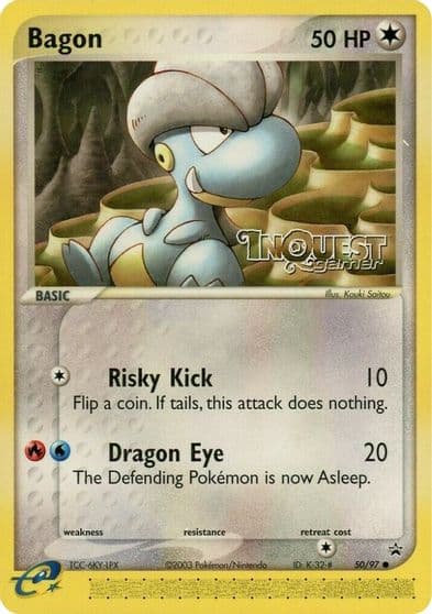 Bagon (InQuest Gamer) Nintendo Promos Pokemon card
