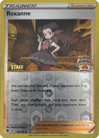 Roxanne (Regional Championships) [Staff] League & Championship Cards Pokemon card